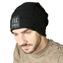 Load image into Gallery viewer, 2018 Winter Beanie Fleece Hat Letter Slouchy Beanie Woolen Cap Mens Winter Casual Knitted Hats Fashion Women Warm Skullies Caps