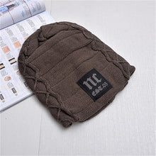 Load image into Gallery viewer, 2018 Winter Beanie Fleece Hat Letter Slouchy Beanie Woolen Cap Mens Winter Casual Knitted Hats Fashion Women Warm Skullies Caps
